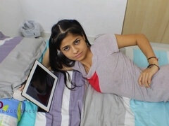 Enthousiasteling, Bruinharig, Stel, Sperma shot, Gezin, Indisch, Taboe, Tieten likken