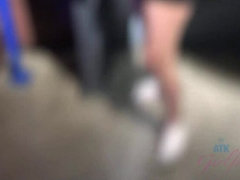 素人, デカパイ, 茶髪の, 指いじり, 露出狂, 彼女, ラティーナ, オマンコ