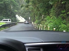 ビーチ, 車, 指いじり, 彼女, 手コキする, アウトドア, 公共, 濡れ