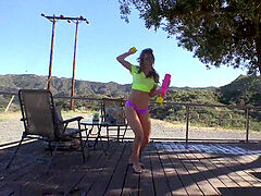 two Bikini stunners Share a beau