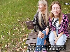 HUNT4K. Sexy and horny lesbian Zlata Shine decided to fuck to get a job in front of her GF