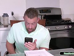 お尻, デカチン, フェラチオ, 茶髪の, オナニー, オマンコ, 剃毛, ティーン