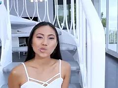Grosser schwanz, Schwarz, Blasen, Kehlenfick, Hd, Interrassisch, Thai, Titten