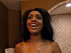 Черные, Минет, Семяизвержение, Двойное проникновение, Сперма на лице, Группа, Огромные размеры, Порнозвезда