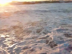 Enthousiasteling, Strand, Badpak, Vingeren, Vriendin, Naakt, Gezichtspunt, Kut duiken