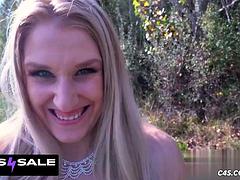 Blondine, Europäisch, Füsse, Nackt, Im freien, Pov, Titten