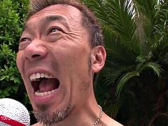 素人, 美女, デカパイ, ビキニ, ハードコア, プール, フェラする, オッパイの