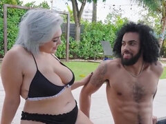 Verga grande, Tetas grandes, Negro, Rubia, Acercamiento, Ébano, Interracial, Sexo fuerte