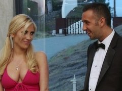 Dormitorio, Verga grande, Rubia, Mamada, Novio, Corridas, Hd, Esposa