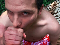 Spermaladung, Schwul, Behaart