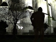 Transgender travesti anal dildo  road outdoor 72