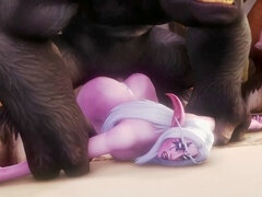 3d, Анальный секс, Большая жопа, Волосатые