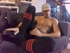 Negro, Corridas, Pies, Gay, Afeitado, Calcetines, Solo