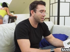 素人, アナル, フェラチオ, 茶髪の, 口内発射, バック, 異人種間, 剃毛