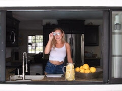 Erstaunlich, Grosser arsch, Grosse titten, Blondine, Vollbusig, Muschi, Solo, Titten