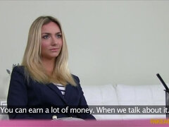 Leie, Blondine, Fingern, Handjob, Masturbation, Büro, Pov, Muschi