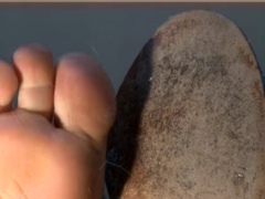 Amateur, Brunette brune, Fétiche des pieds, Solo