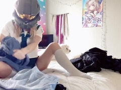 素人, オマンコ, 一人, ティーン, オッパイの, おもちゃ, ウェブカメラ, ヤリマンの