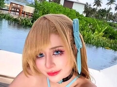 Byoru – Ichinose Asuna Blueheat Bikini
