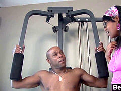 デカ尻, デカチン, 黒人, 顔射, 眼鏡, 巨大なディルド, 怪物, ティーン