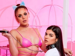Cul, Fétiche, Lesbienne, Chatte, Claque, Jarretelles, Dénudage, Adolescente