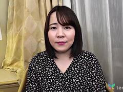 Asiático, Tetas grandes, Mamada, Gordita, Corrida, Peludo, Hotel, Japonés