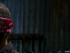 Redhead dom in lingerie anal fucks black slave - Lauren phillips as femdom dominatrix