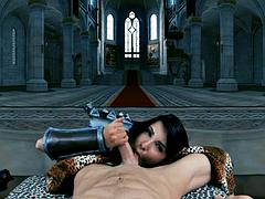 3d, Big tits, Blowjob, Boots, Cumshot, Tits