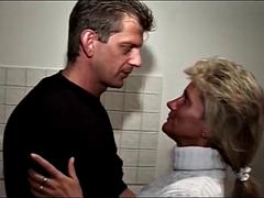Grosser schwanz, Blasen, Paar, Schwanz, Lecken, Reif, Milf, Ablutschen