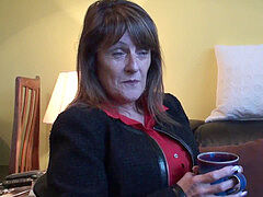 イギリス人, 熟年, スパンキング, ストッキング