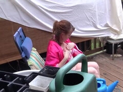 Amateur, Consolador, Abuelita, Hd, Masturbación, Maduro, Pelirrojo, Juguetes