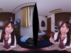 Watch students in their pov VR porn experience of A(4K)60fps in Japanese