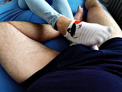 Blondine, Füsse, Fetisch, Fußfetisch, Hardcore, Polisch, Socken, Jungendliche (18+)