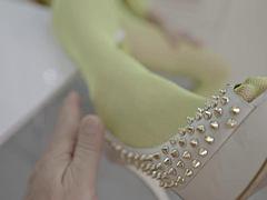 Rubia, Pies, Dominacion femenina, Fetiche de pies, Sexo duro, Hd, Tacones, Madres para coger
