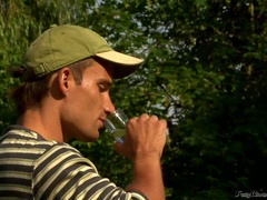 Семяизвержение, Сперма на лице, Две девушки, Милф, Голышом, Колготки, Чулки, Втроем