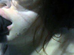 Sucer une bite, Brunette brune, Queue, Sous marin