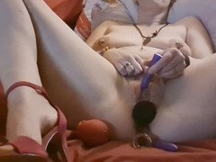 Anal, Masturbación, Madres para coger, Natural, Coño, Tetas colgantes, Solo, Juguetes