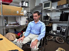 アナル, デカチン, 黒人, フェラチオ, 毛深い, 手コキする, 異人種間, オフィス