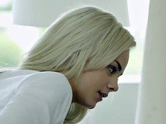 Noire, Blonde, Interracial, Petite femme, Chatte, Adolescente, Serré, Nénés