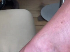 Mature British Granny Shows Off Vintage Nylons & Big Natural Tits - Foot Fetish HD