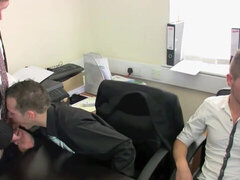 Foursome, Gay, Group, Office