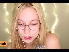 Blondine, Freund, Dildo, Schmuddelige sprache, Handjob, Hd, Solo, Scherzbold