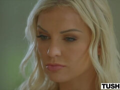 Stubborn Buyer Tests Kenzie Taylor  s Blowjob amp  Ass