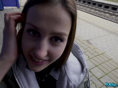 アメリカ人, 黒人, チン, 自然山雀, アウトドア, 公共, ストッキング, オッパイの