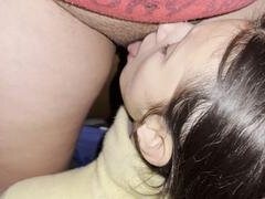 Morena, Lesbiana, Oficina, Orgasmo, Coño