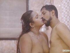 Gros cul, Grosse bite, Gros seins, Brunette brune, Rondelette, En levrette, Indienne, Douche