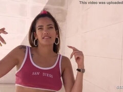 Grote lul, Lul, Sperma in gezicht, Duits, Hardcore, Orgasme, Openbaar, Spaans