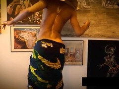 Aus dem arsch in den mund, Grosser arsch, Schwarz, Masturbation, Orgasmus, Scherzbold, Titten, Spielzeuge