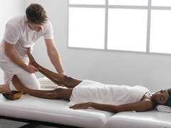 Culo, Mamada, Ébano, Interracial, Desnudo, Afeitado, Flaco, Tetas