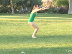 Acercamiento, Bailar, Extremo, Tacones, Masturbación, Orgasmo, Público, Deporte